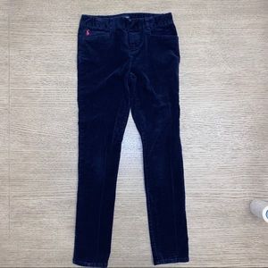 Blue Polo corduroy with pink logo